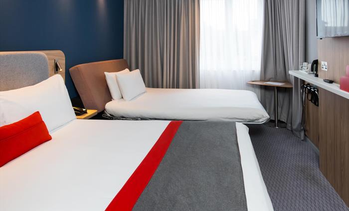 Family rooms available for up to 2 adults and 2 children sharing sofa bed. Breakfast is included and free wifi throughout the hotel